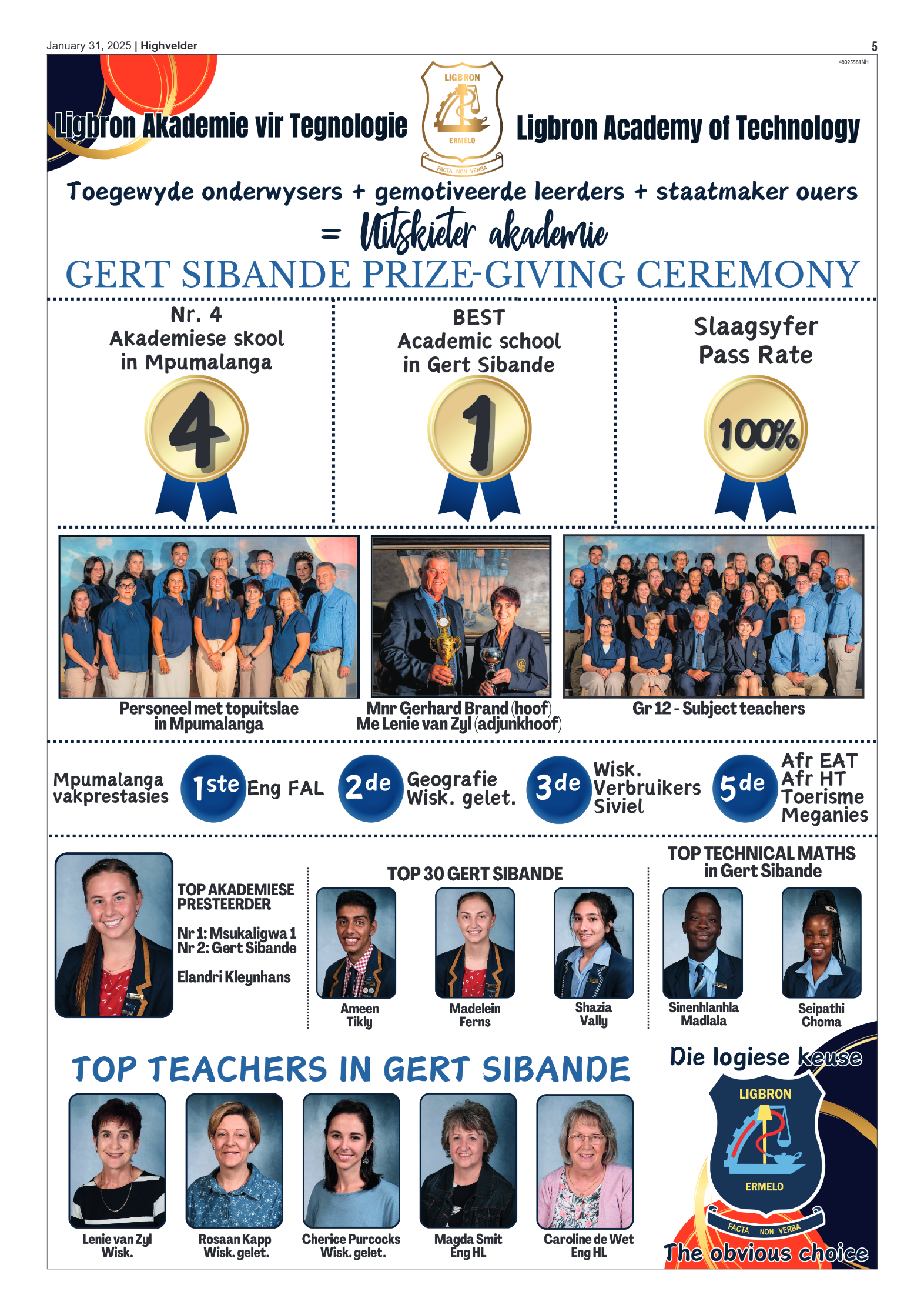 Highvelder Newspaper 31 January 2025 page 5