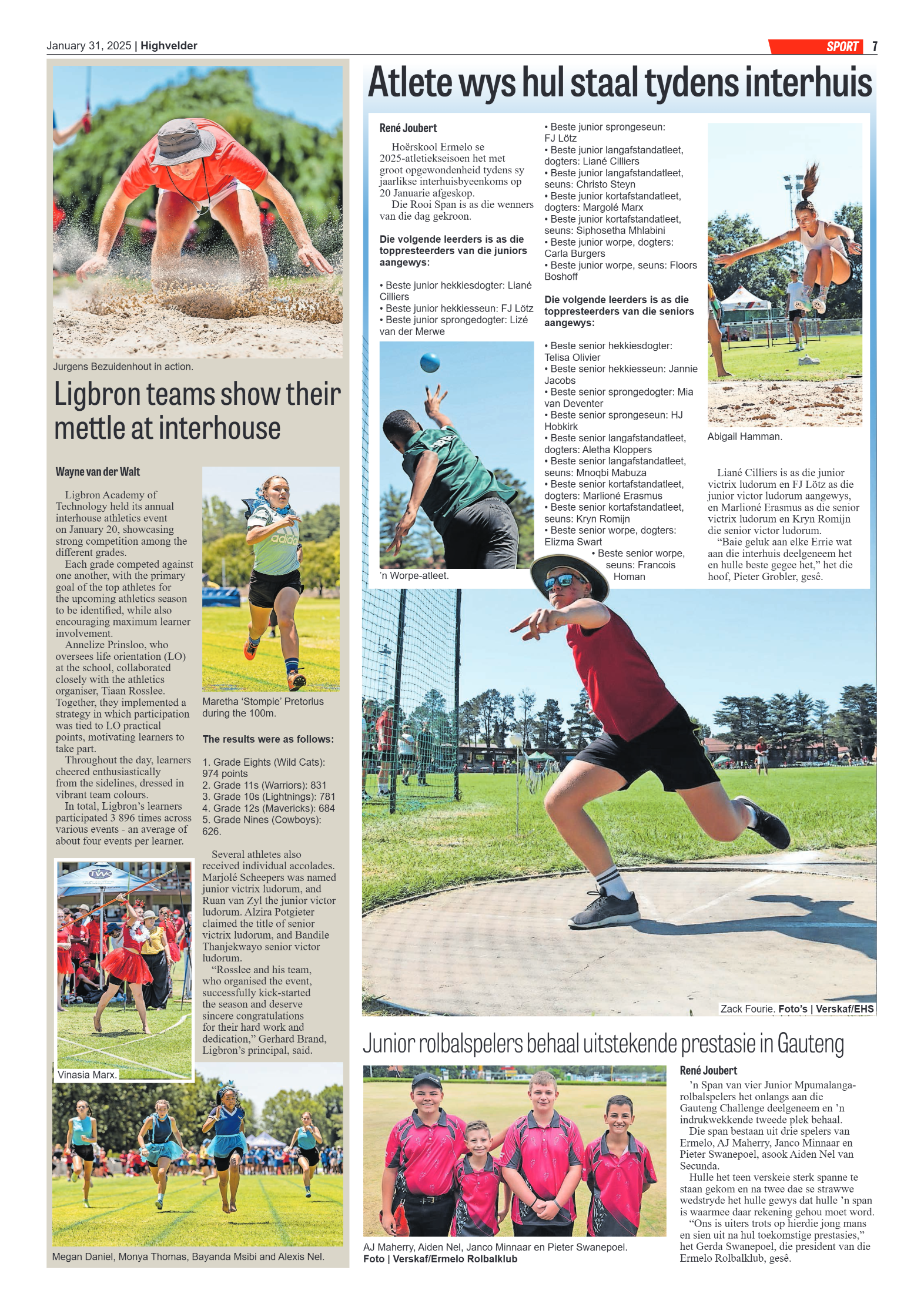 Highvelder Newspaper 31 January 2025 page 7