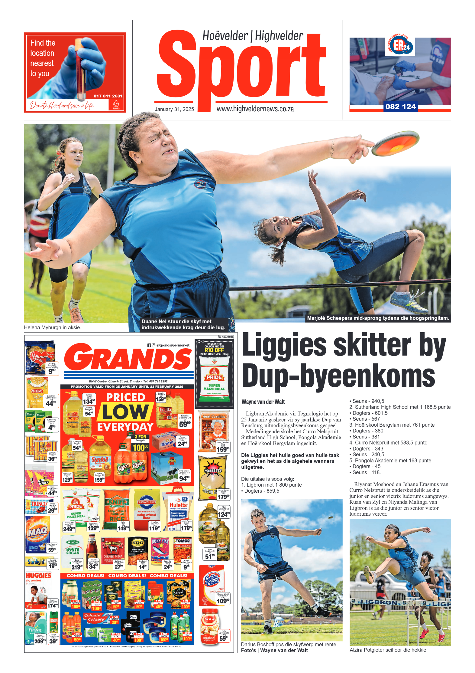 Highvelder Newspaper 31 January 2025 page 8