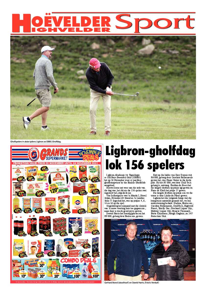 Highvelder Newspaper 3 December 2021 page 12