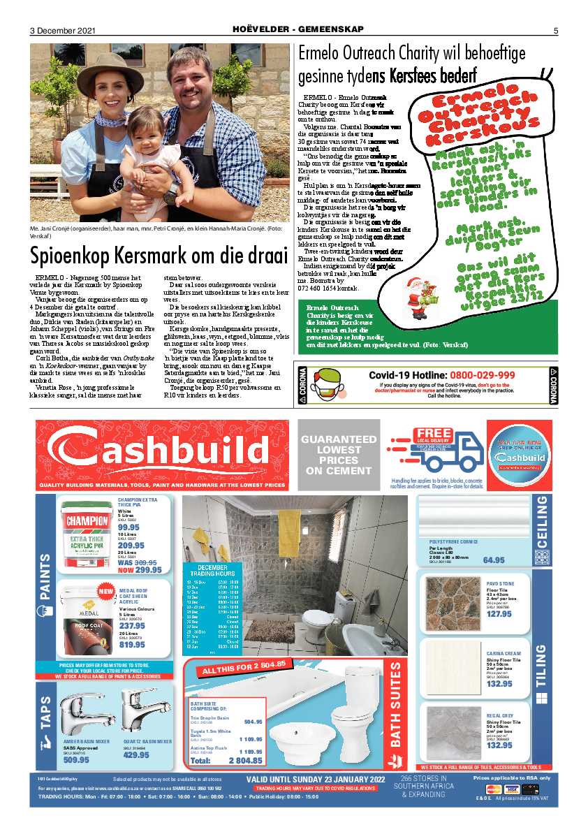 Highvelder Newspaper 3 December 2021 page 5