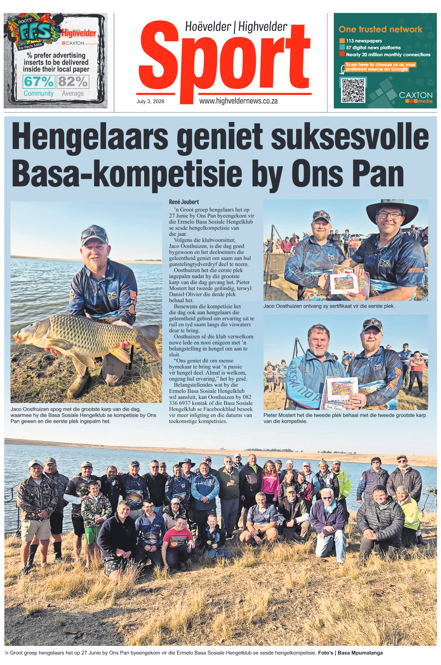 Highvelder Newspaper 3 July 2026 page 8