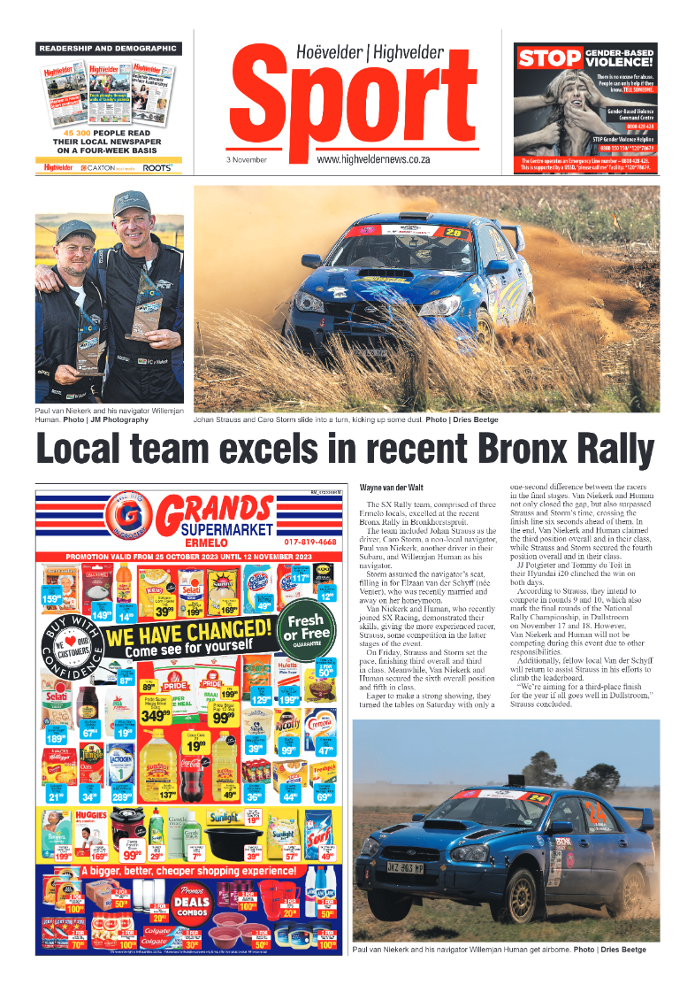 Highvelder Newspaper 3 November 2023 page 8