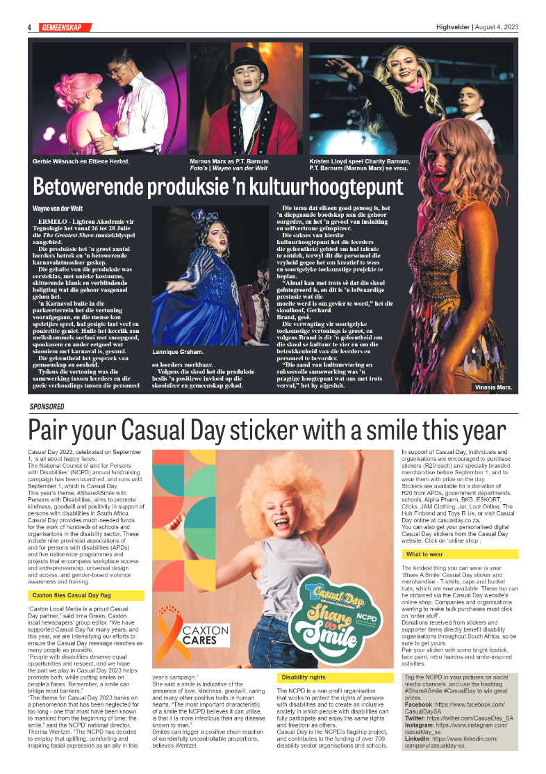Highvelder Newspaper 4 August 2023 page 4