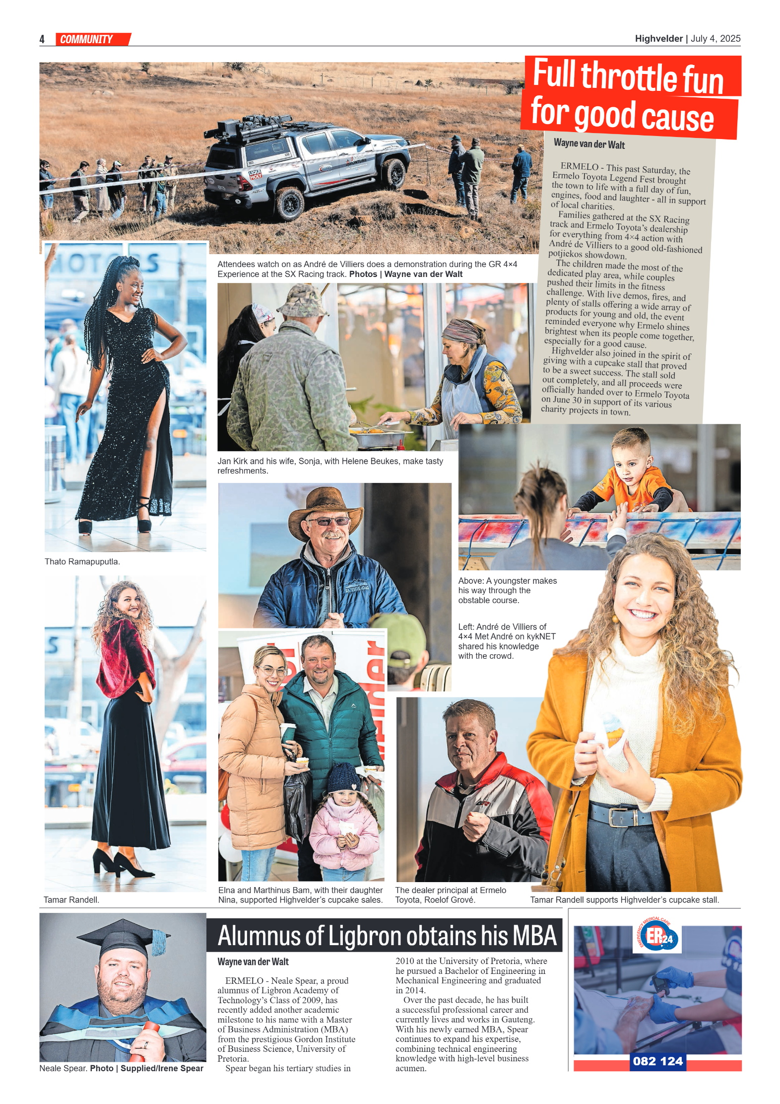 Highvelder Newspaper 4 July 2025 page 4