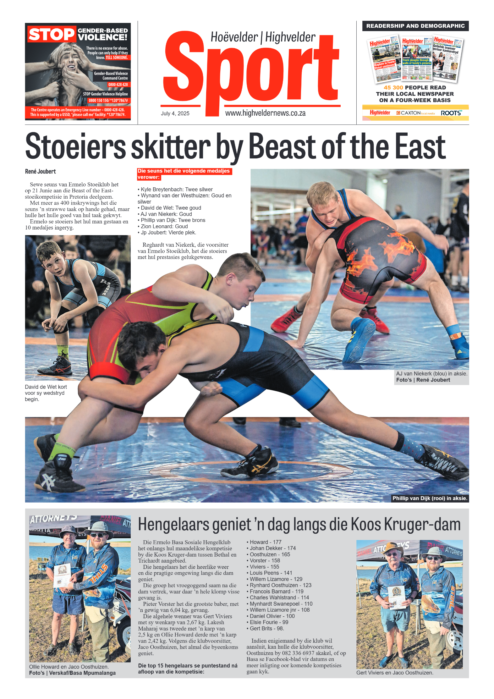 Highvelder Newspaper 4 July 2025 page 8