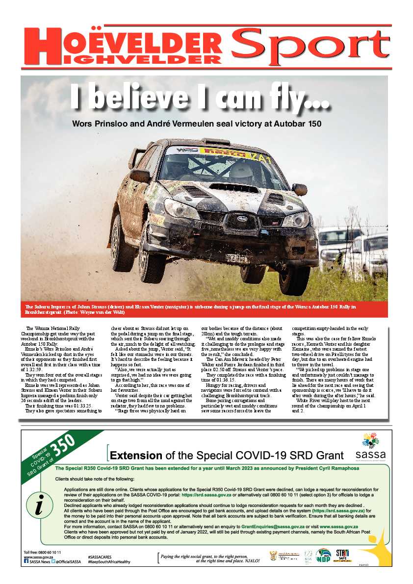 Highvelder Newspaper 4 March 2022 page 8