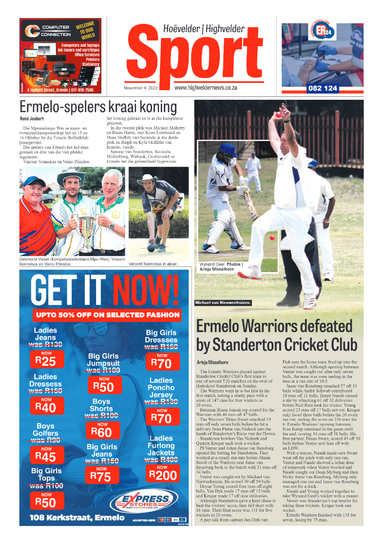 Highvelder Newspaper 4 November 2022 page 8
