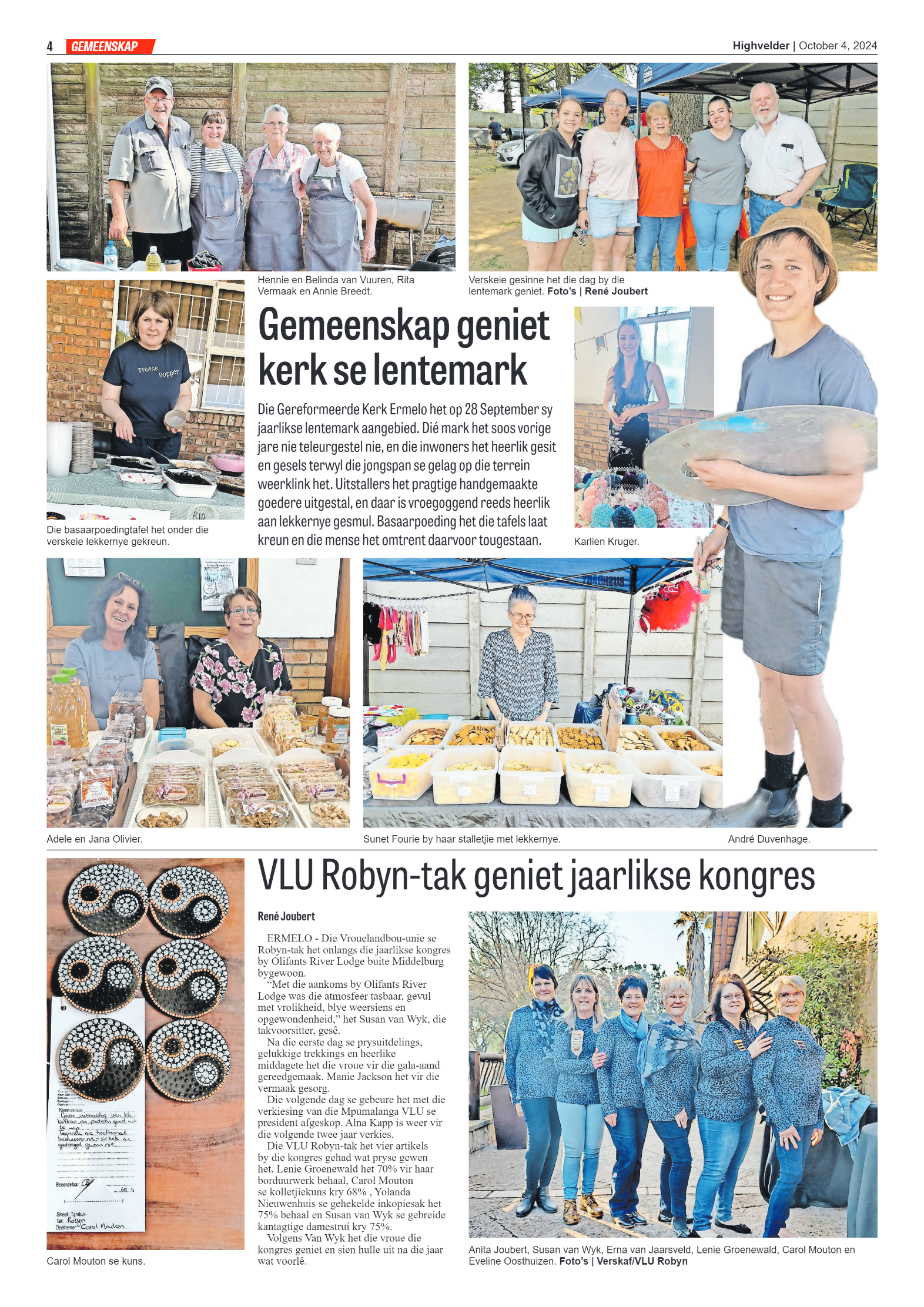 Highvelder Newspaper 4 October 2024 page 4