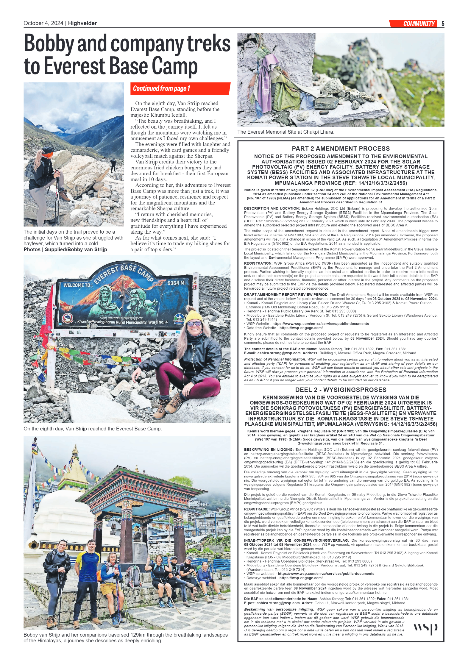 Highvelder Newspaper 4 October 2024 page 5