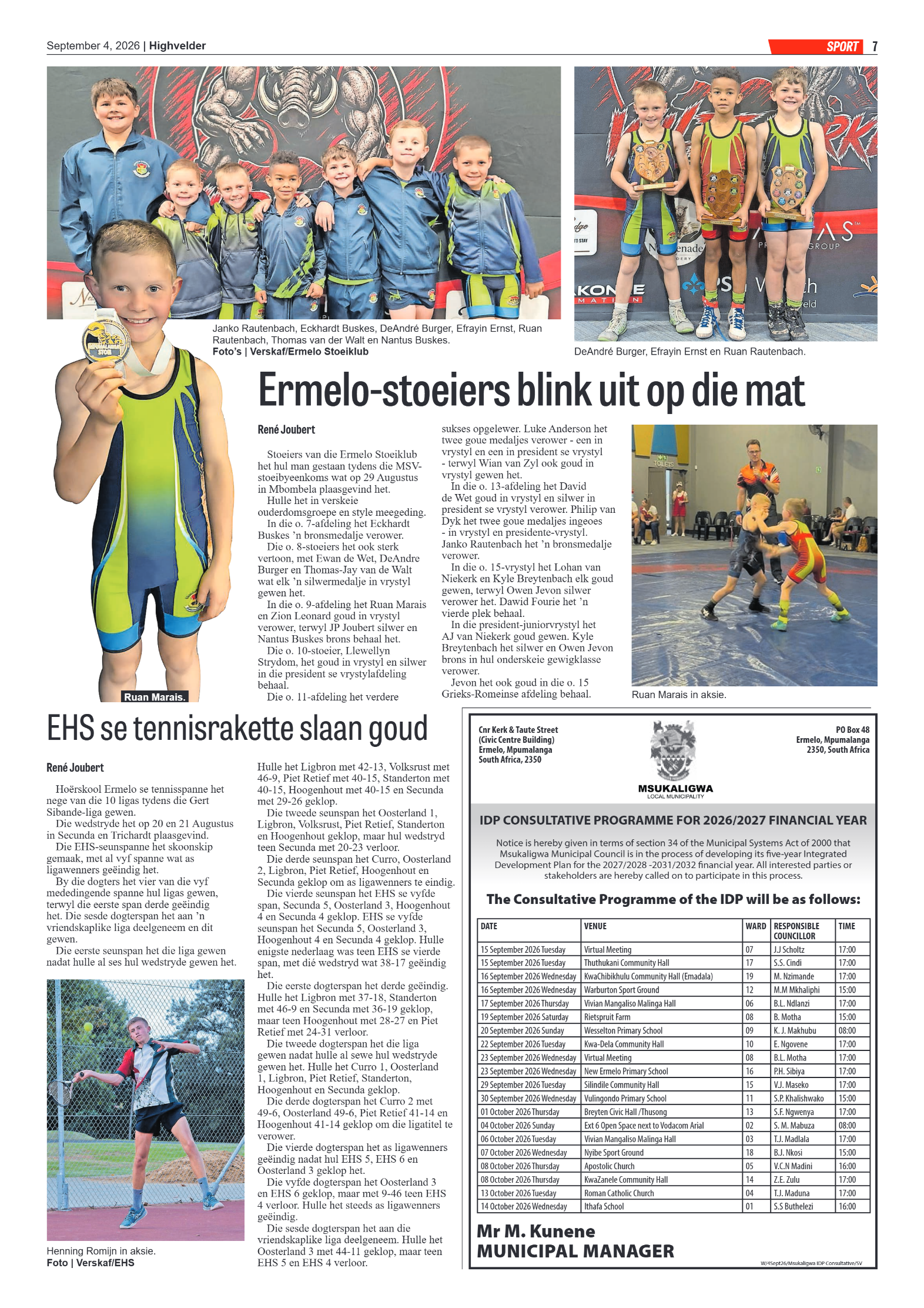 Highvelder Newspaper 4 September 2026 page 7