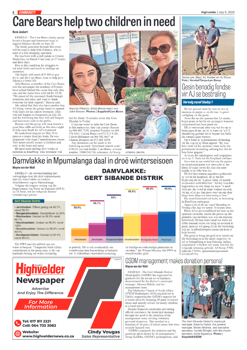Highvelder Newspaper 5 July 2024 page 4