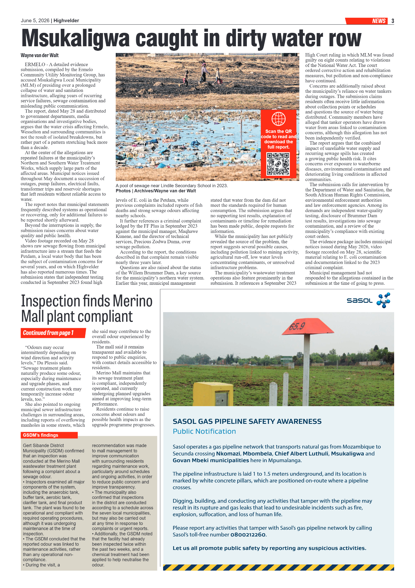 Highvelder Newspaper 5 June 2026 page 3