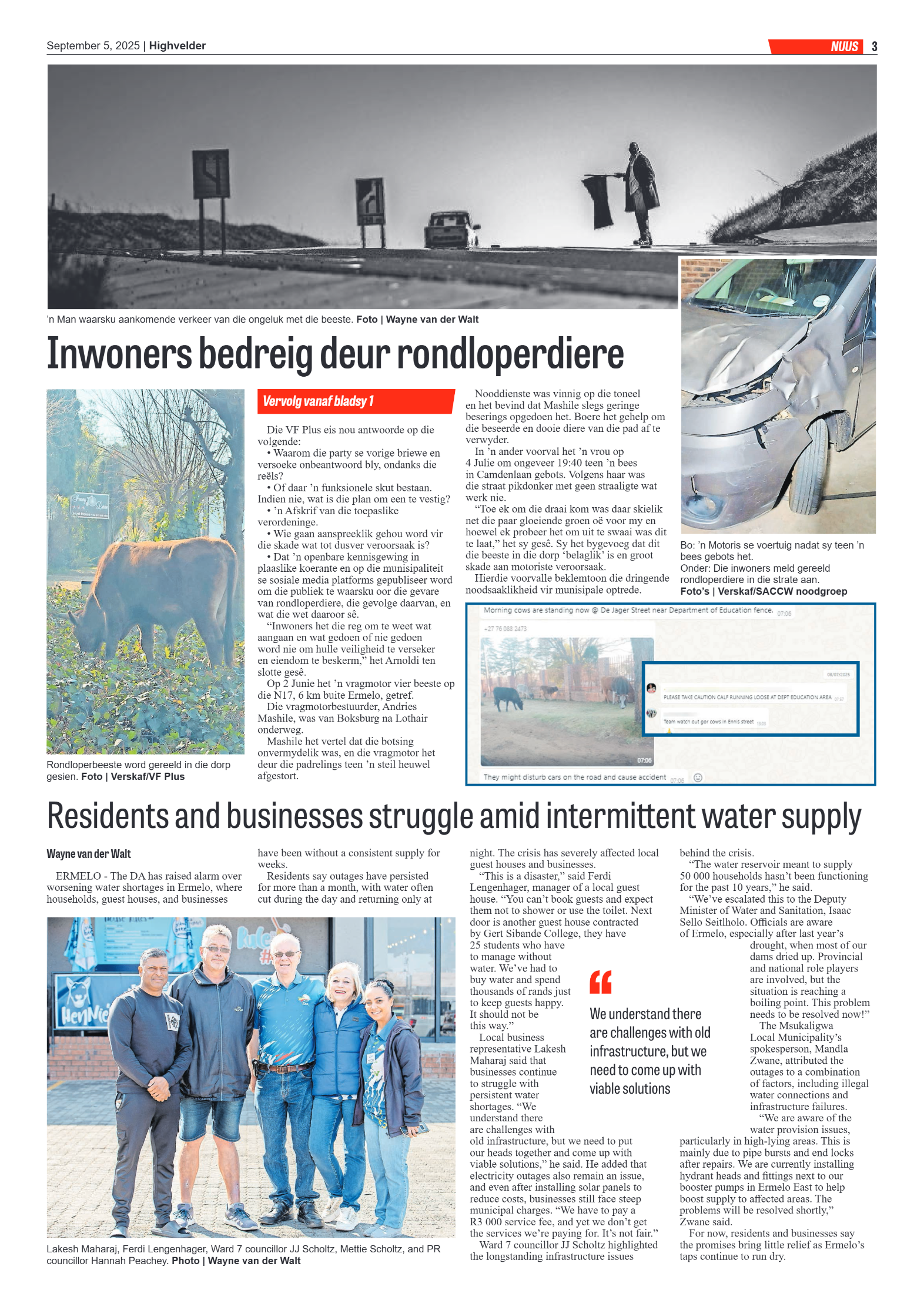 Highvelder Newspaper 5 September 2025 page 3