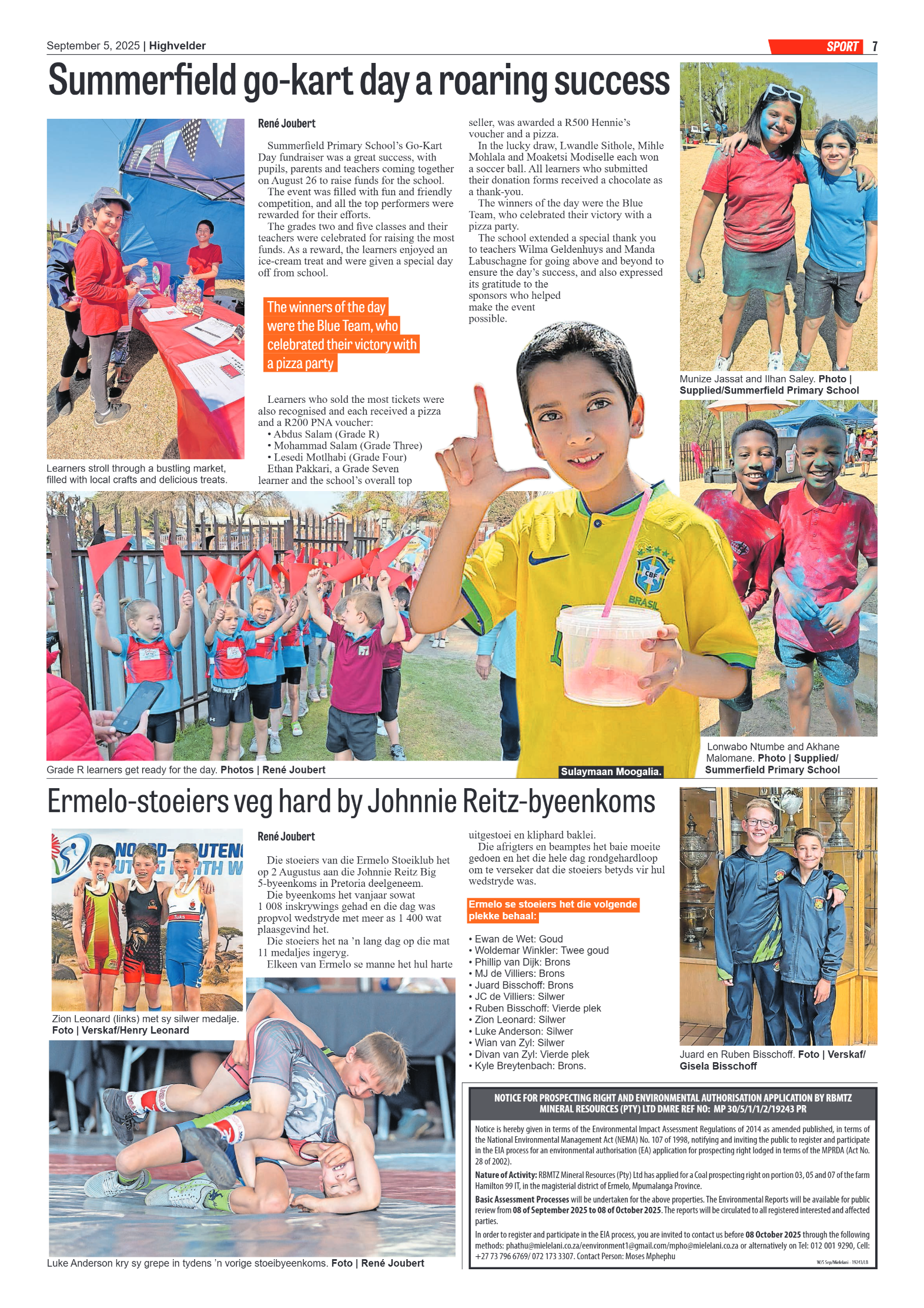 Highvelder Newspaper 5 September 2025 page 7