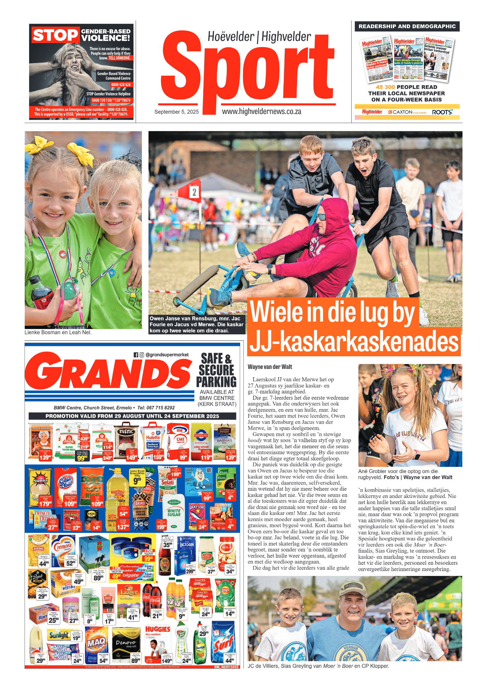 Highvelder Newspaper 5 September 2025 page 8