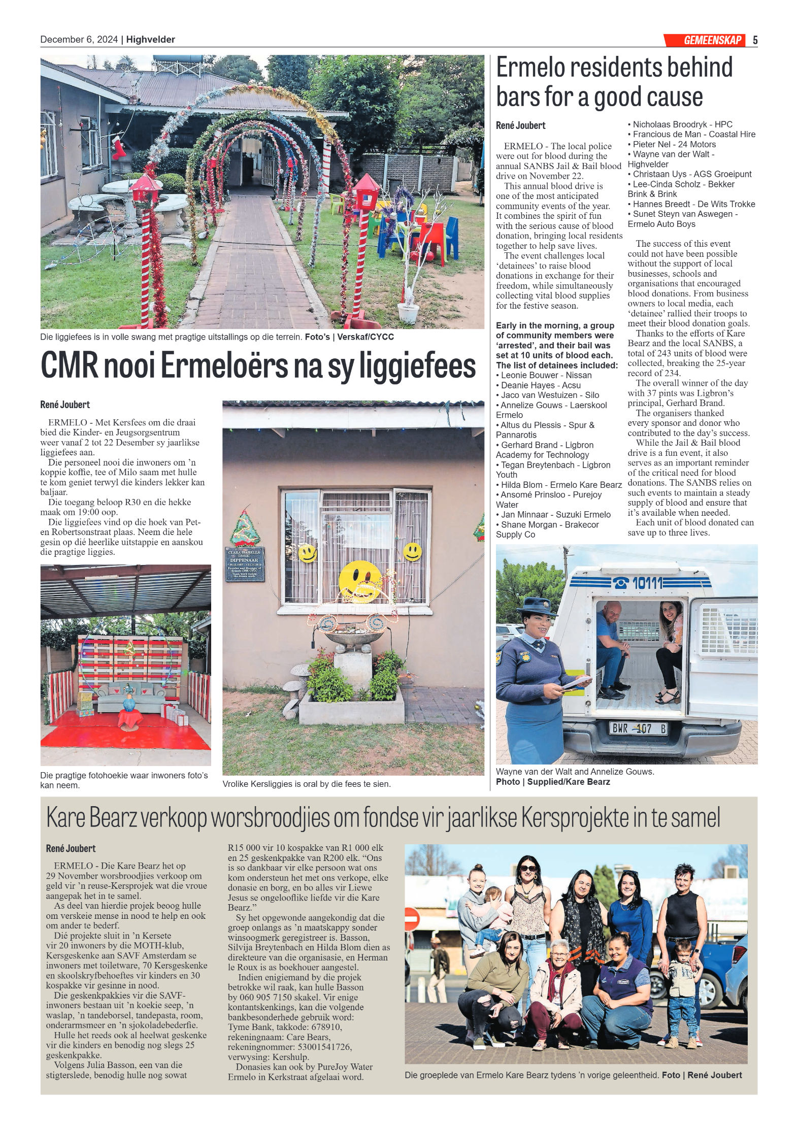 Highvelder Newspaper 6 December 2024 page 5
