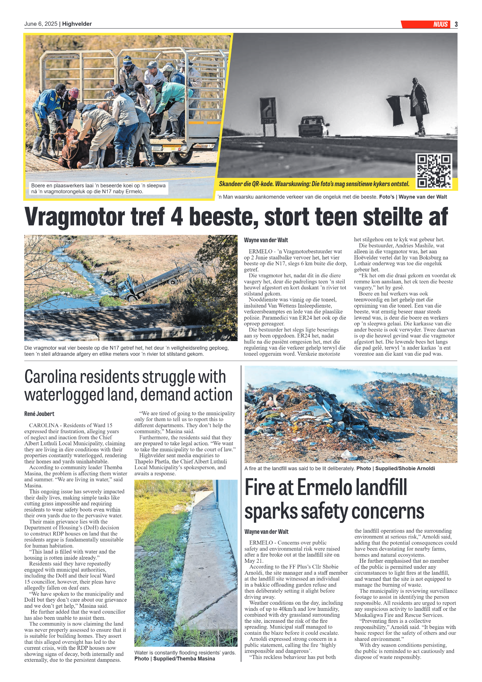 Highvelder Newspaper 6 June 2025 page 3
