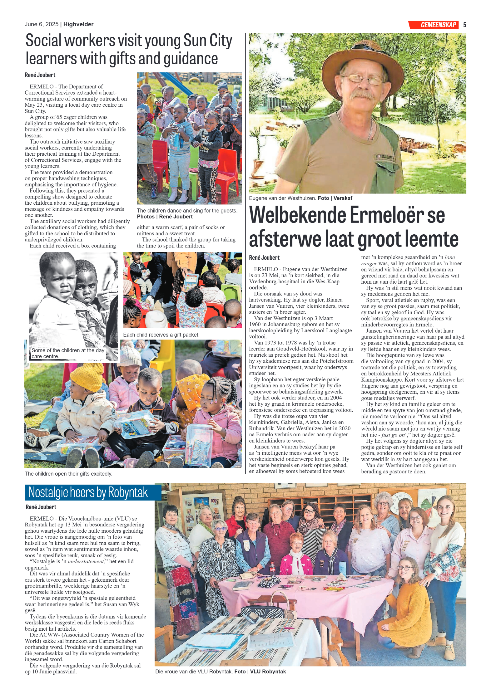 Highvelder Newspaper 6 June 2025 page 5