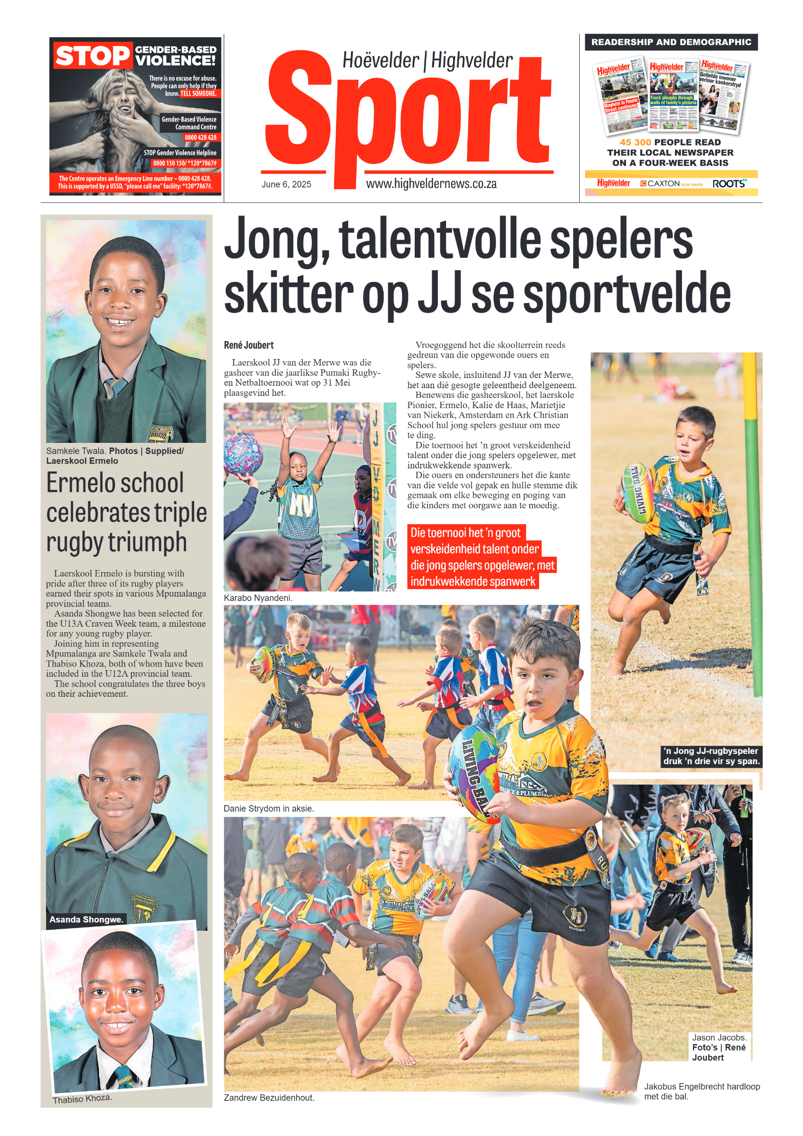 Highvelder Newspaper 6 June 2025 page 8