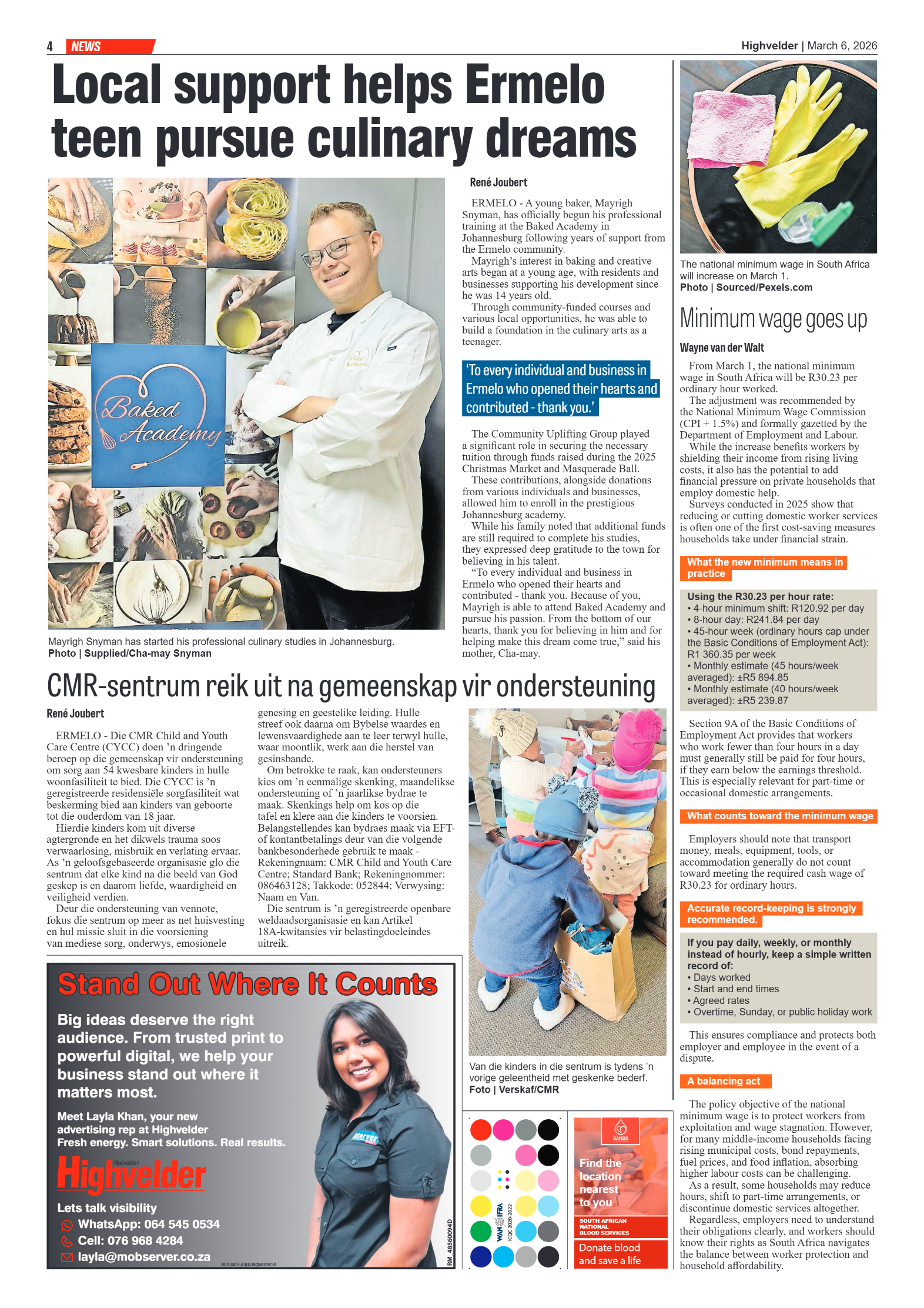 Highvelder Newspaper 6 March 2026 page 4