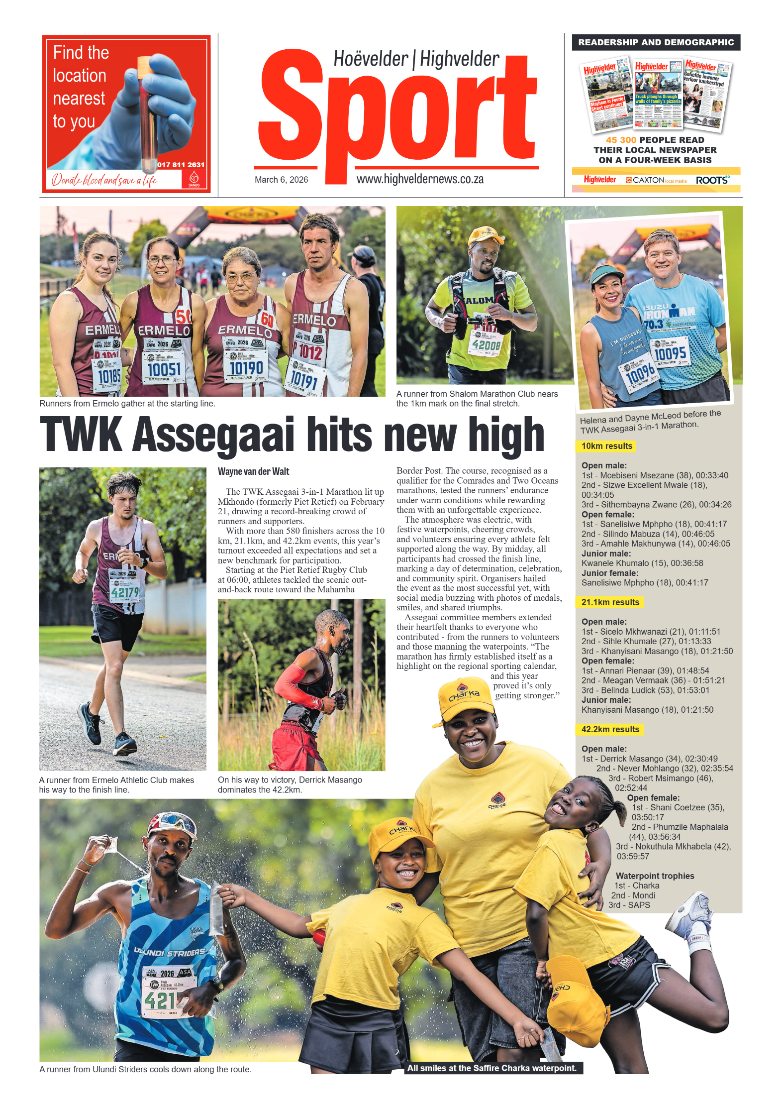 Highvelder Newspaper 6 March 2026 page 8