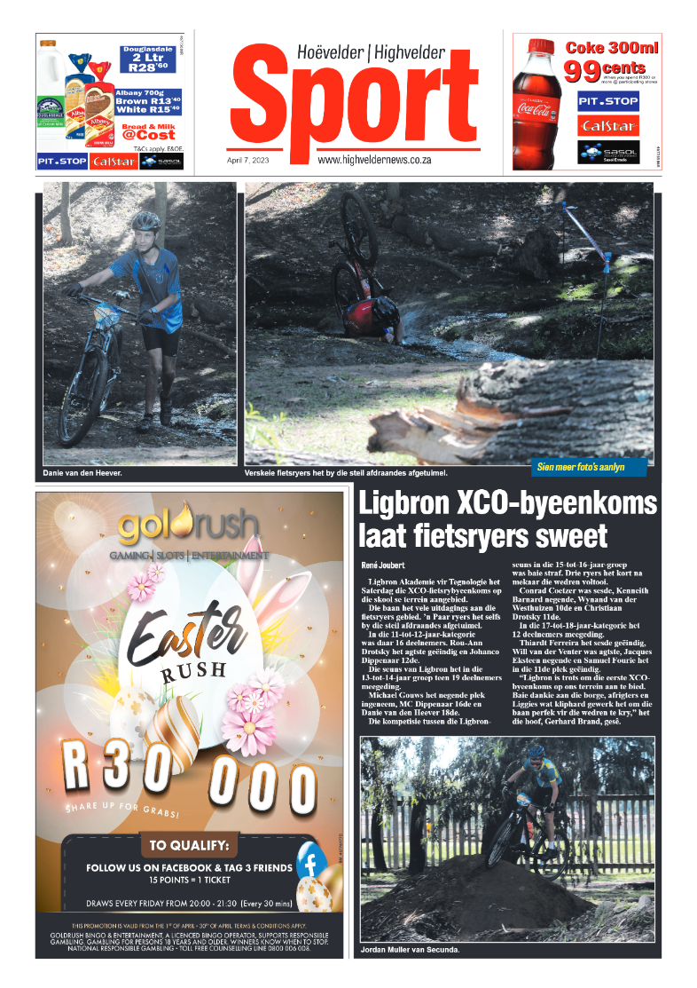 Highvelder Newspaper 7 April 2023 page 12