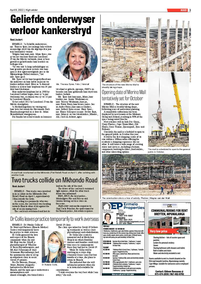 Highvelder Newspaper 8 April 2022 page 3