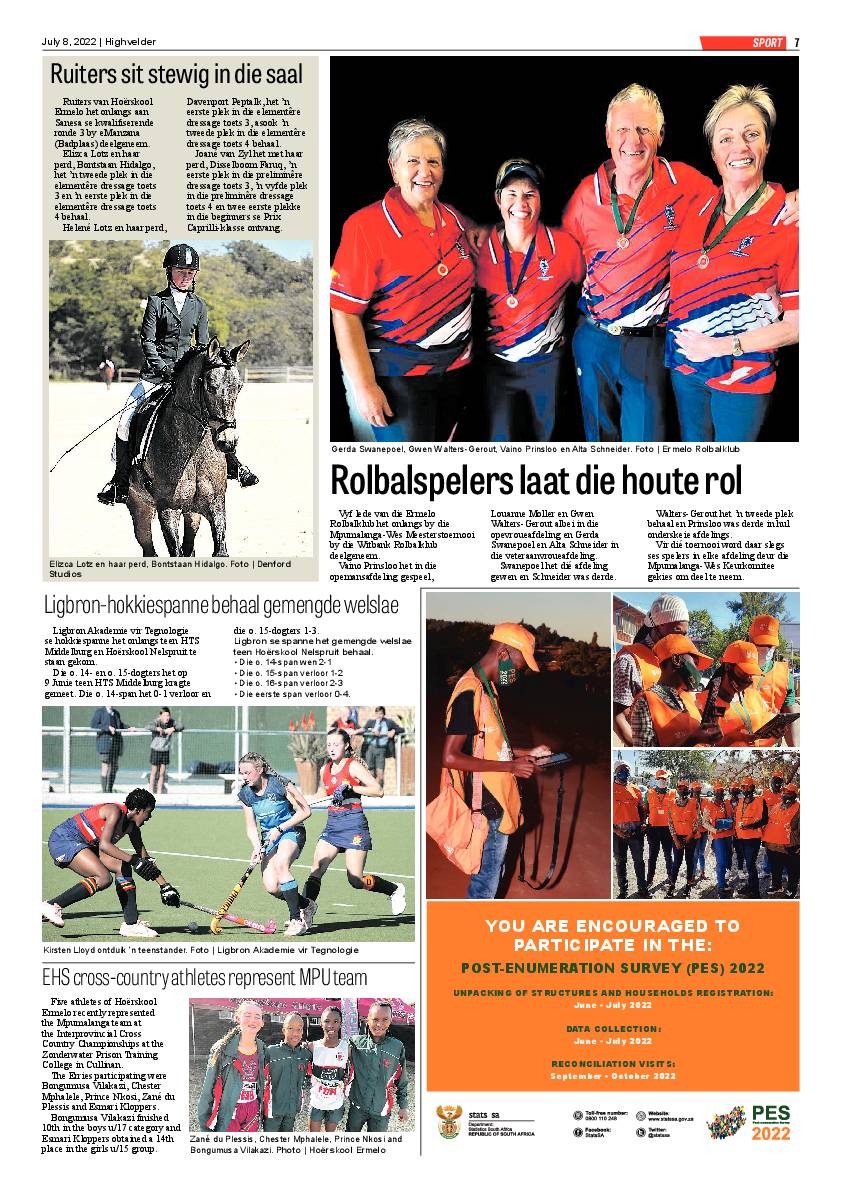 Highvelder Newspaper 8 July 2022 page 7