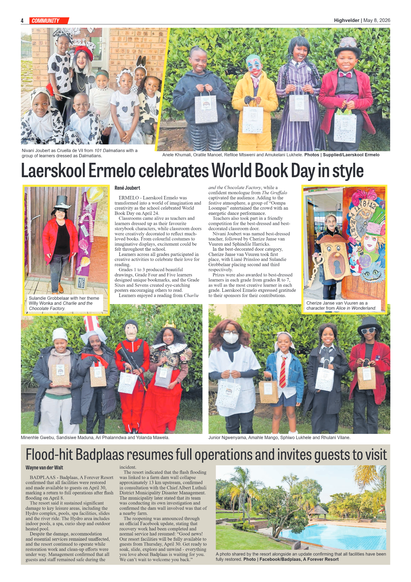 Highvelder Newspaper 8 May 2026 page 4