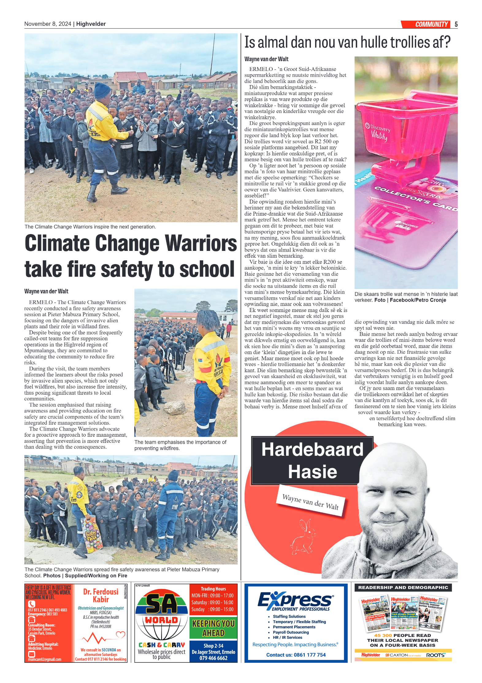 Highvelder Newspaper 8 November 2024 page 5