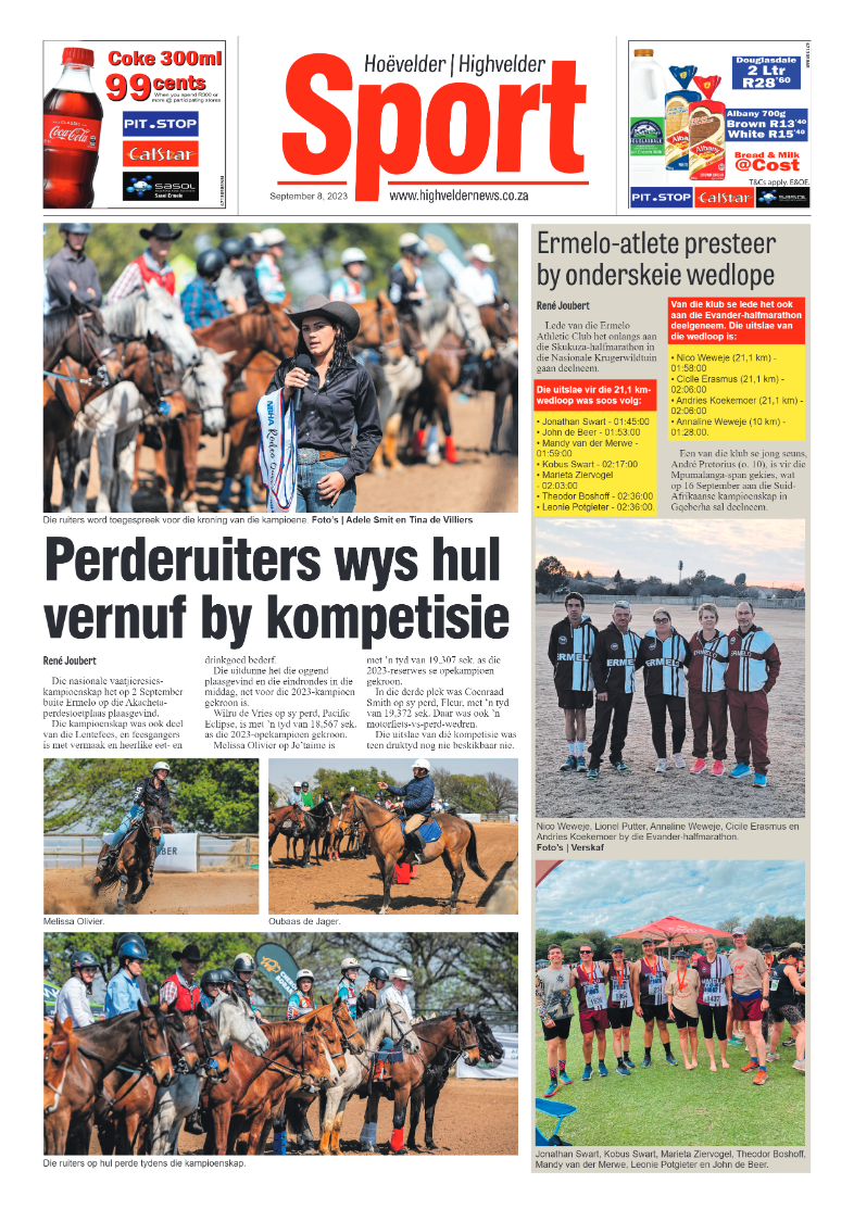 Highvelder Newspaper 8 September 2023 page 8