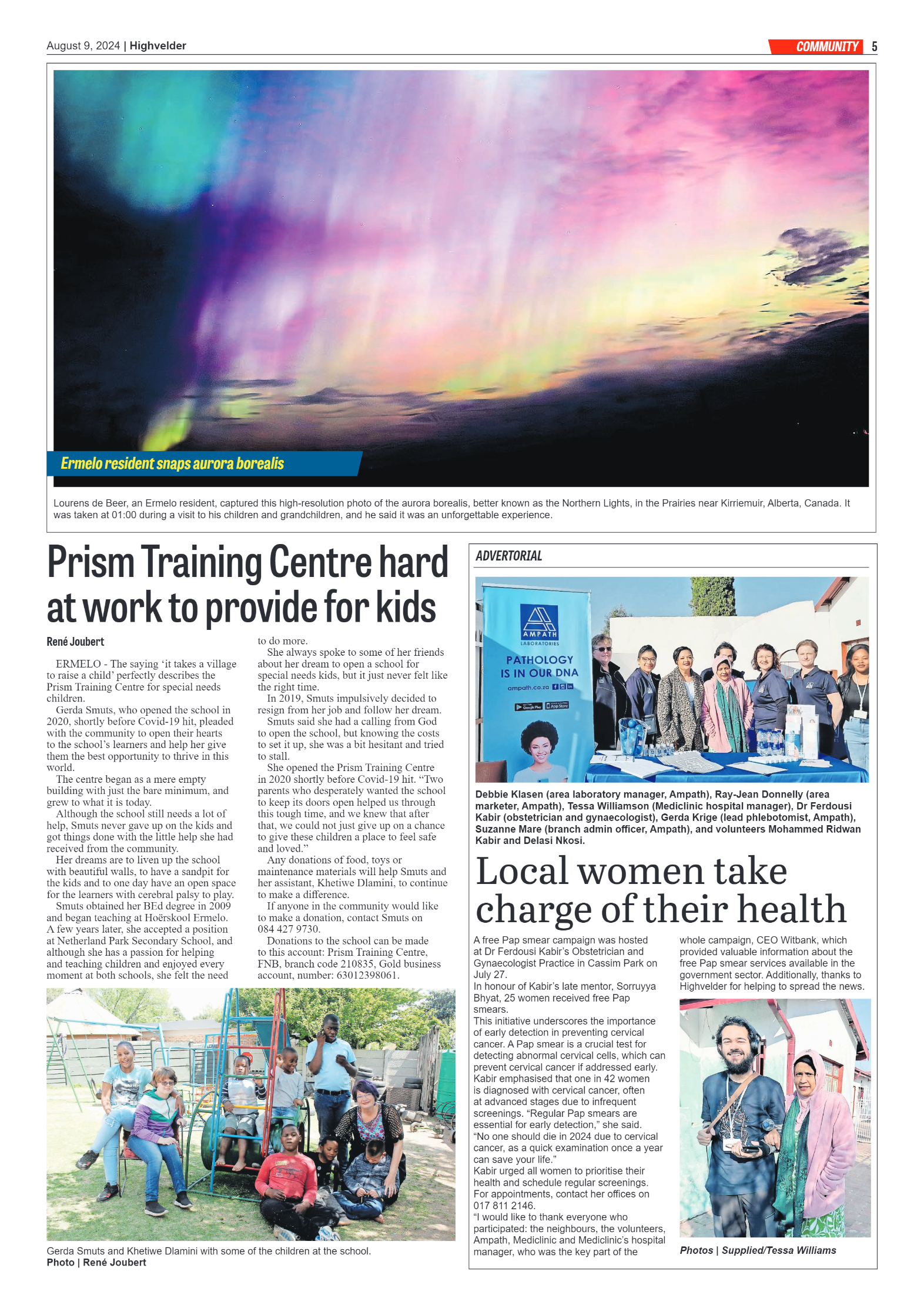 Highvelder Newspaper 8 August 2024 page 5