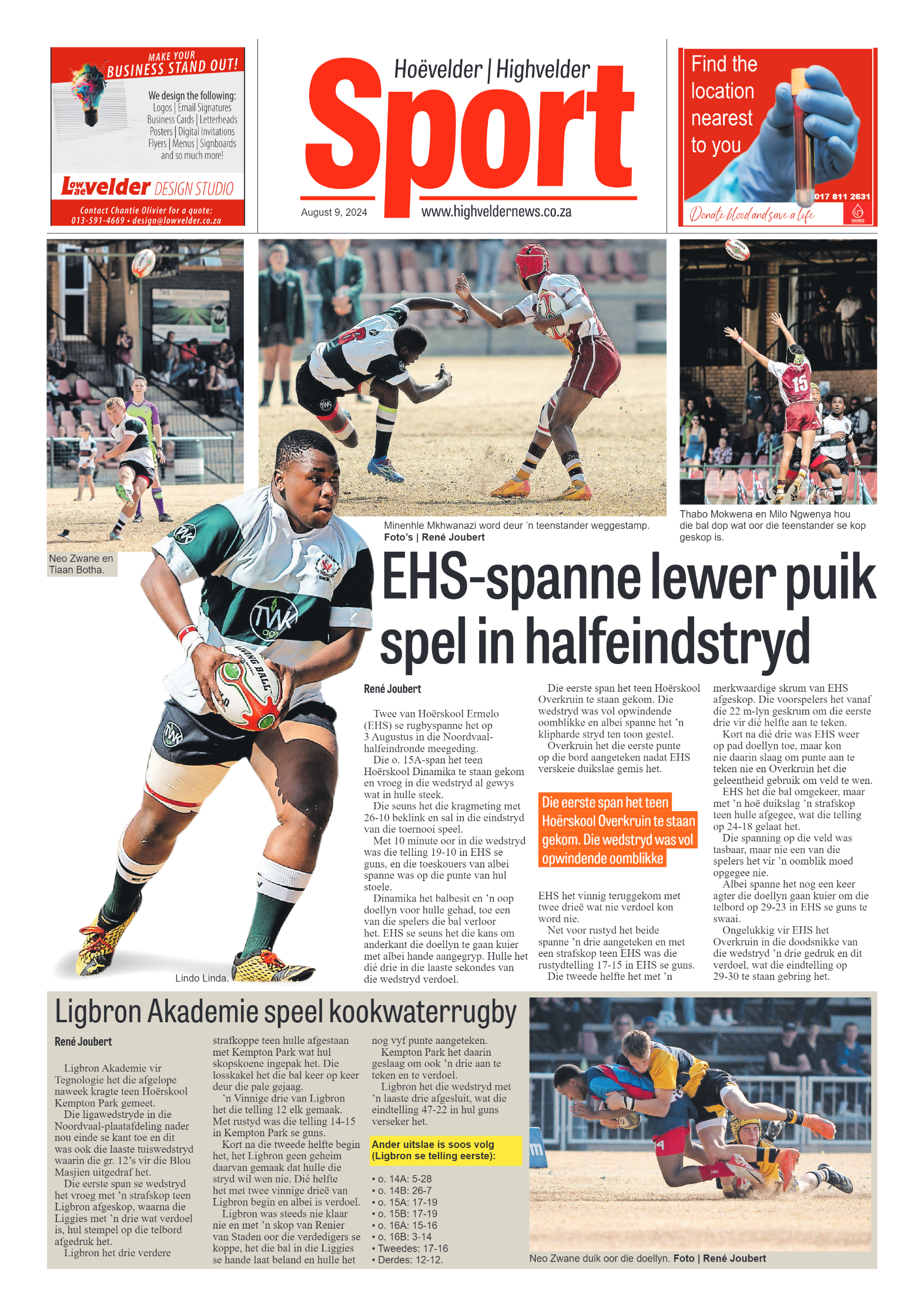 Highvelder Newspaper 8 August 2024 page 8