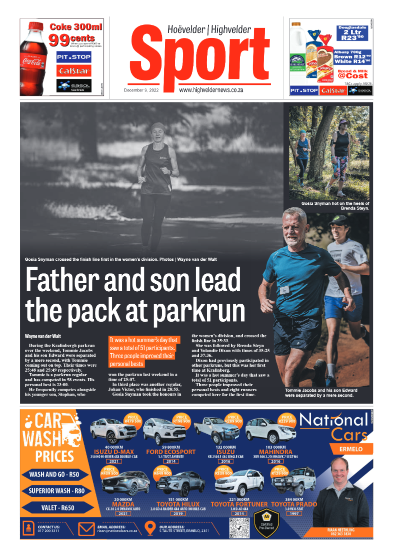 Highvelder Newspaper 9 December 2022 page 8