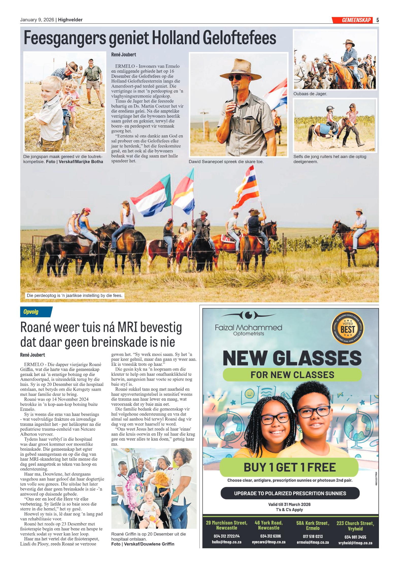 Highvelder Newspaper 9 January 2026 page 5
