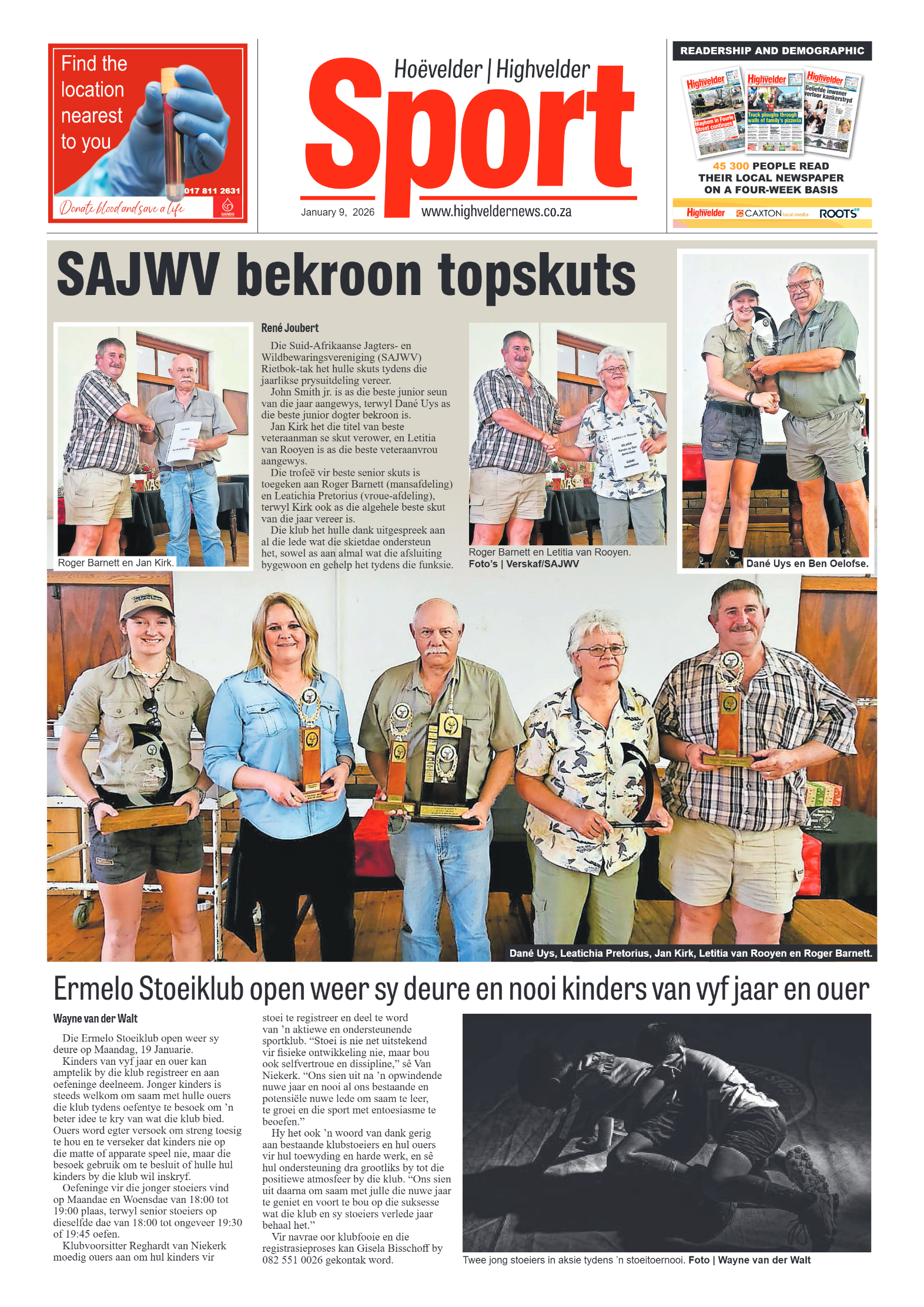 Highvelder Newspaper 9 January 2026 page 8