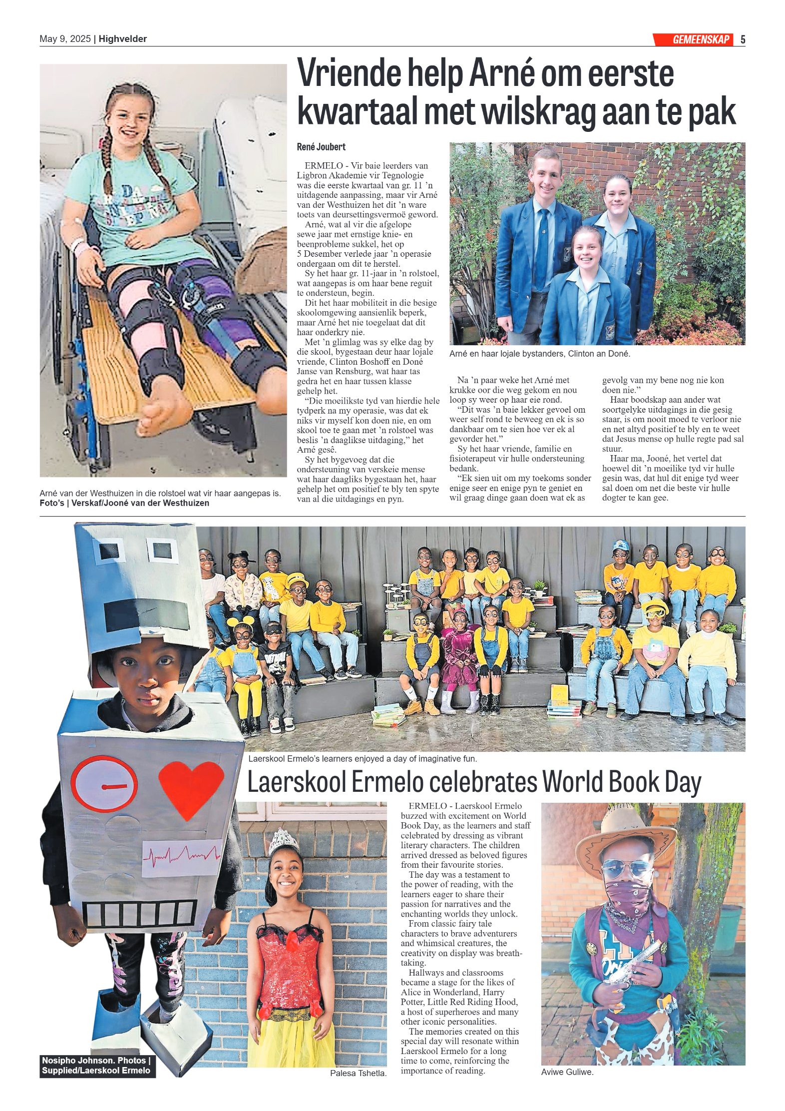 Highvelder Newspaper 9 May 2025 page 5