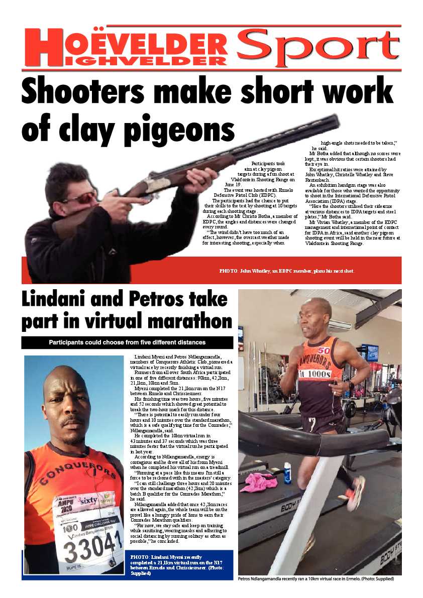 Highvelder Newspaper July 2 2021 page 8
