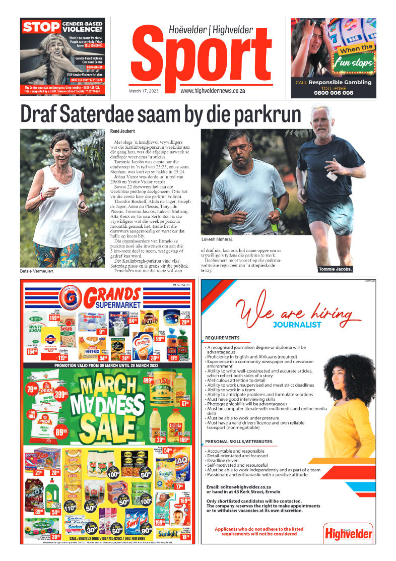 Higvelder Newspaper 17 March 2023 page 12