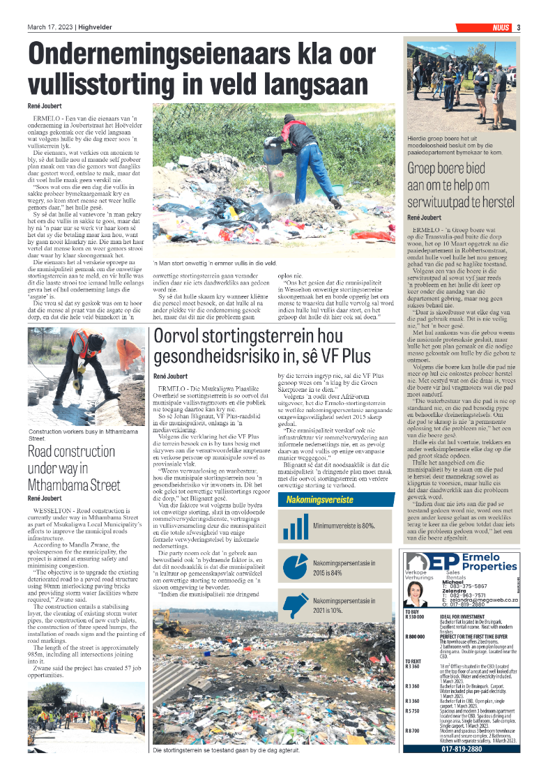 Higvelder Newspaper 17 March 2023 page 3