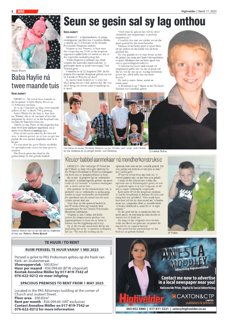 Higvelder Newspaper 17 March 2023 page 4