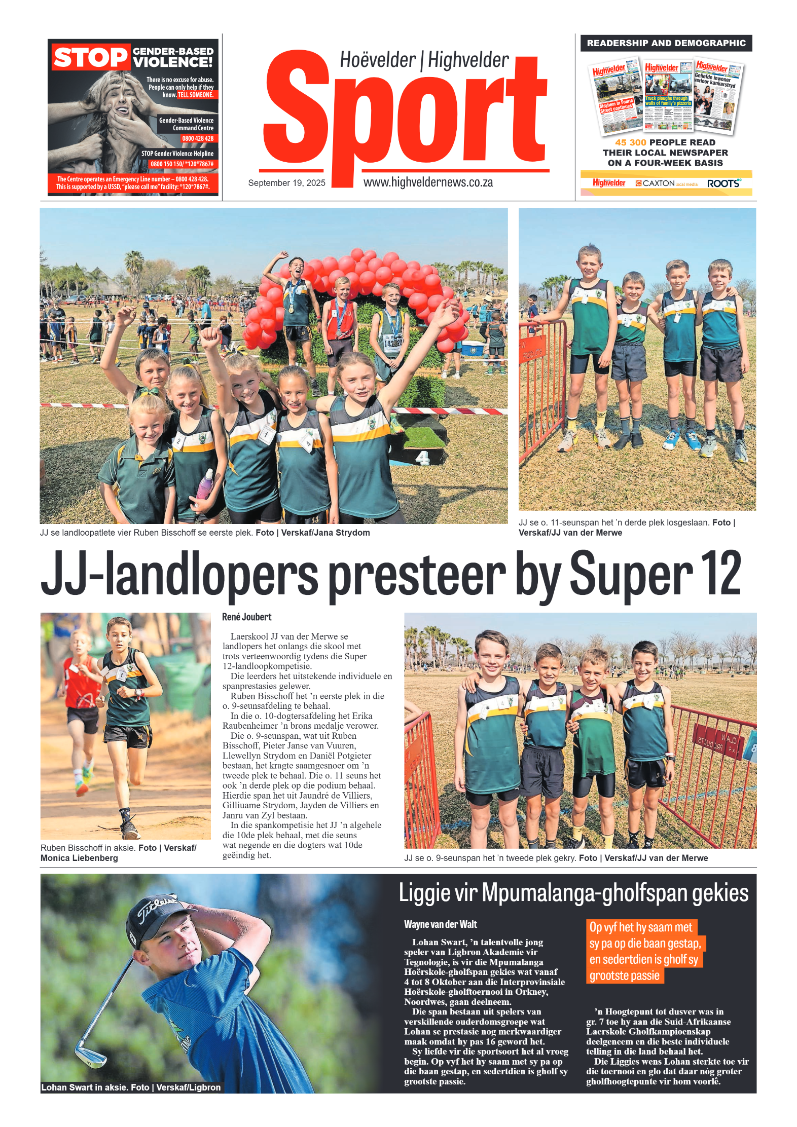 Higvelder Newspaper 19 September 2025 page 8