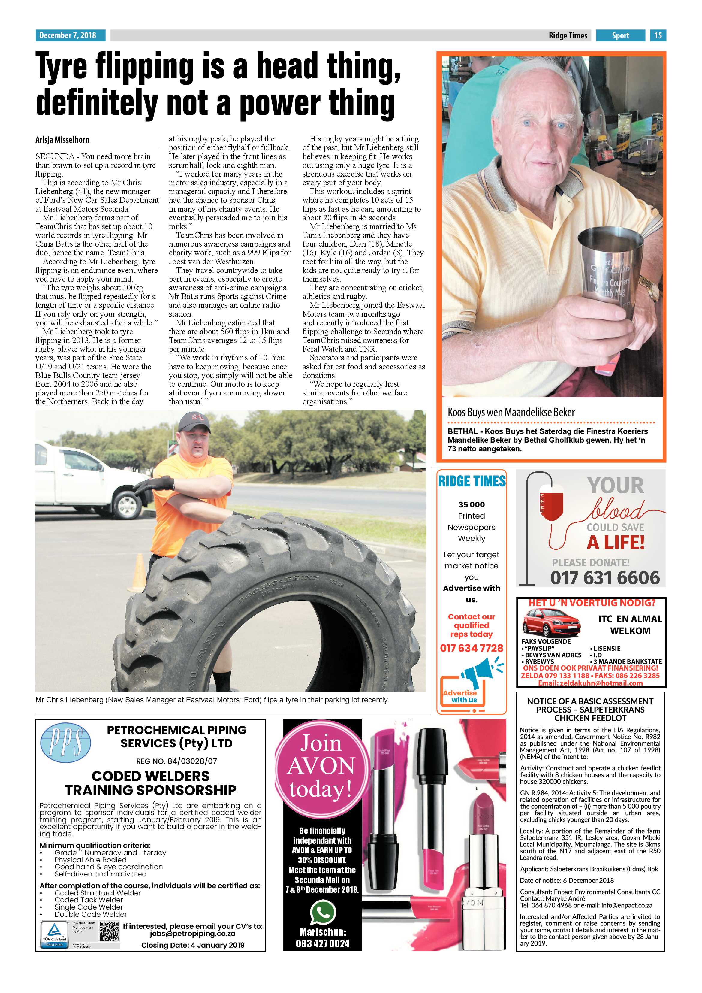 Ridge Times 7 December page 15
