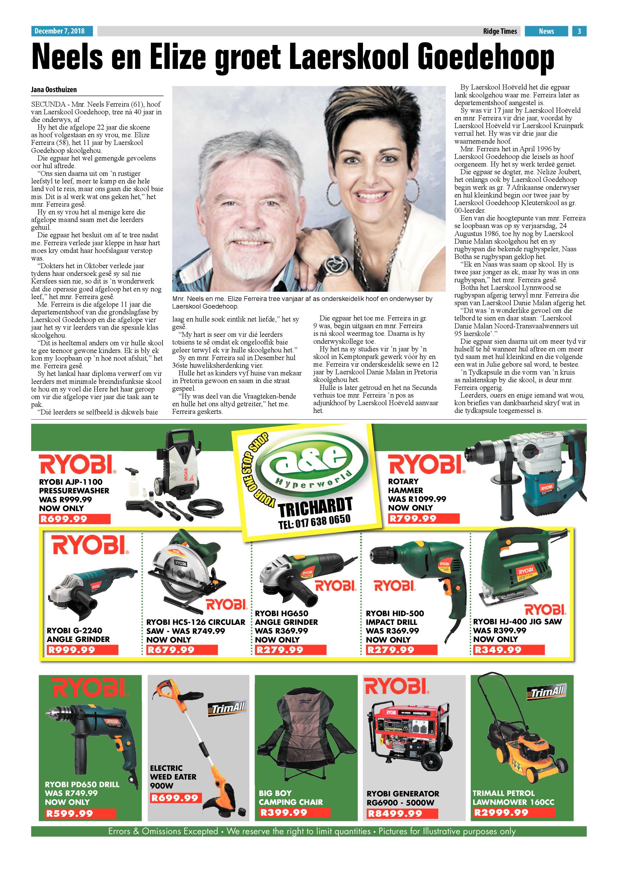 Ridge Times 7 December page 3