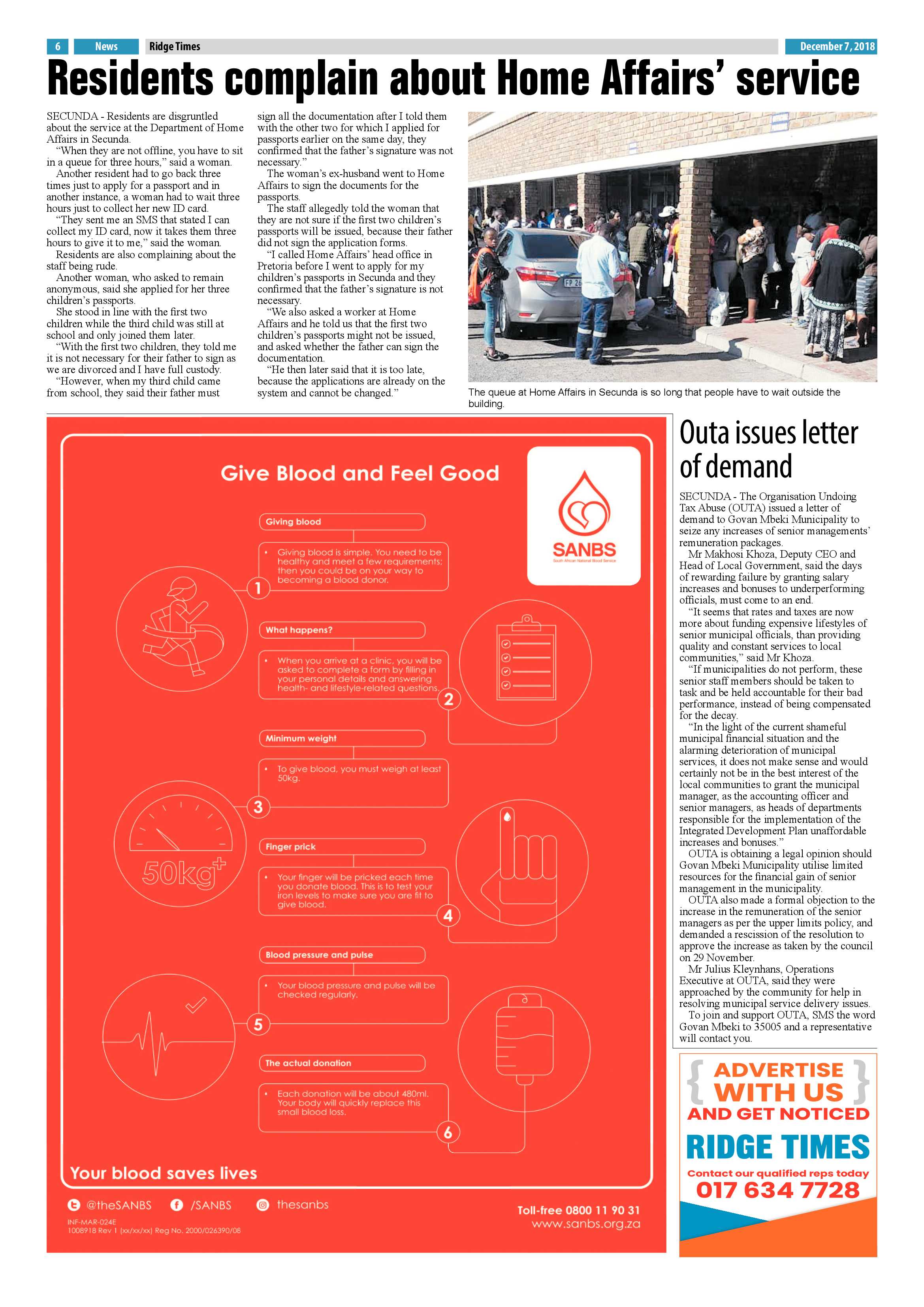 Ridge Times 7 December page 6