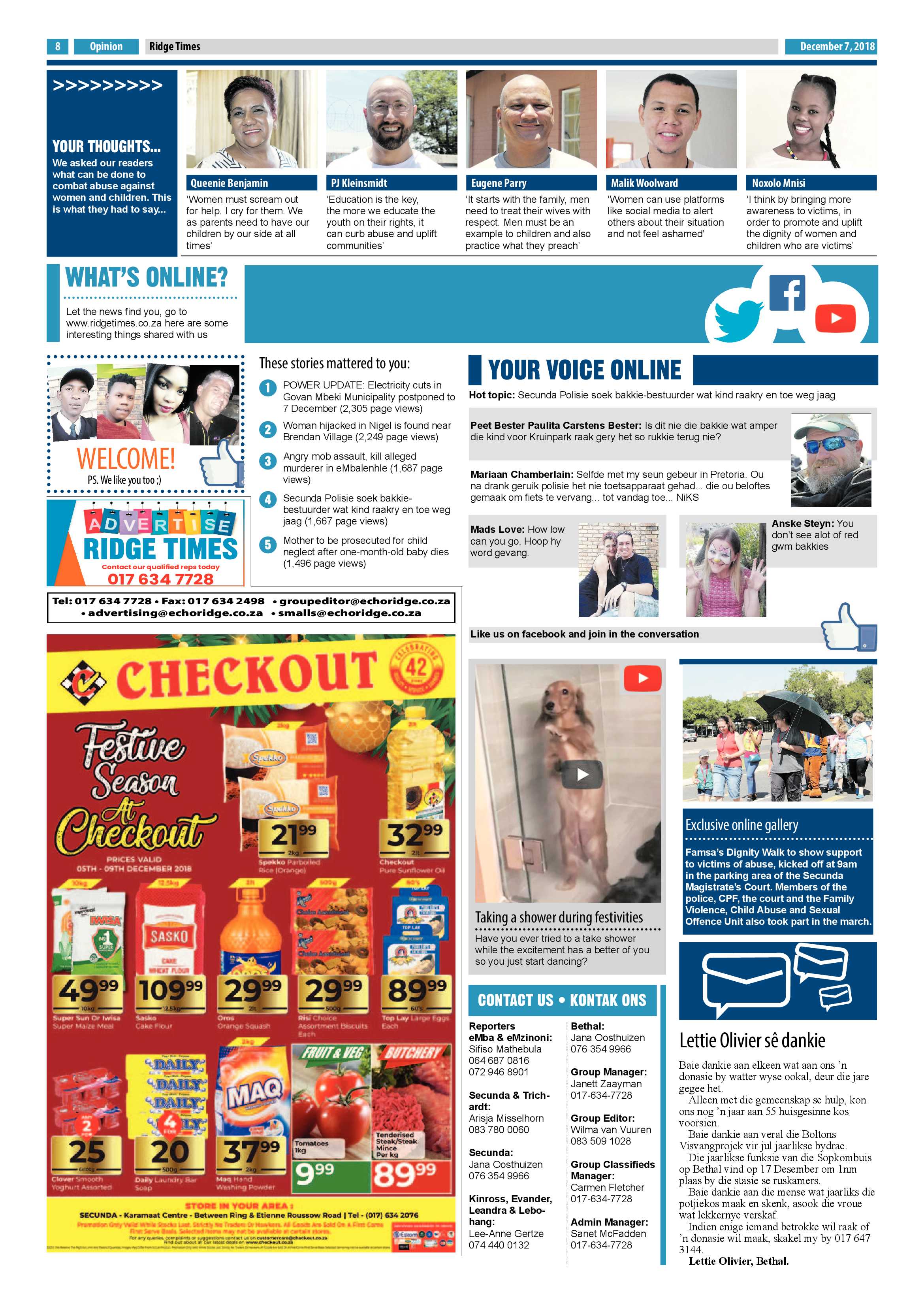 Ridge Times 7 December page 8
